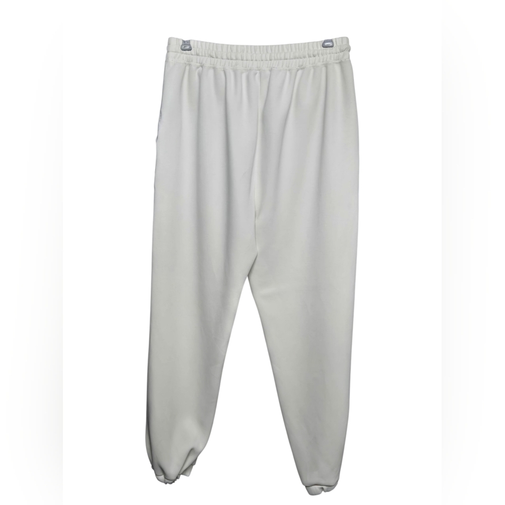 Sweaty Betty Sand Wash Soft Casual Joggers Sz 12 or Large White 32" W 28" L